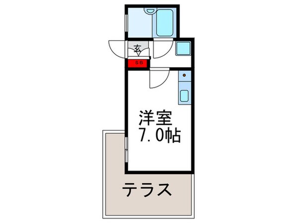 千里山ハイツの物件間取画像